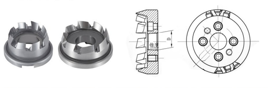 Le coupeur de carbure de dent d'arc usine la résistance à l'usure cylindrique