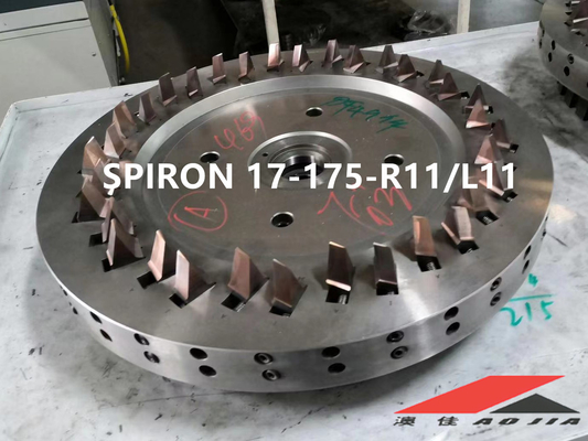 Précision de coupeur de vitesse de carbure de revêtement de Durana haute pour la coupe de pignon conique